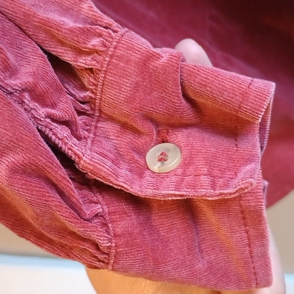 Jodifl Corduroy Peplum tiered Mini Boho Western Dress Size L - Picture 8 of 11